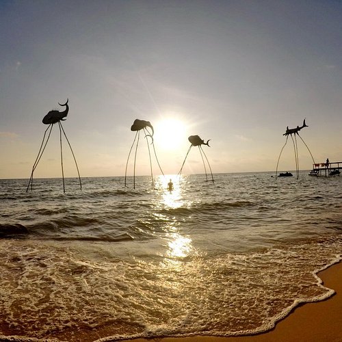 Sunset sống động với kiến ​​trúc độc đáo tại Câu lạc bộ Sanato Becah